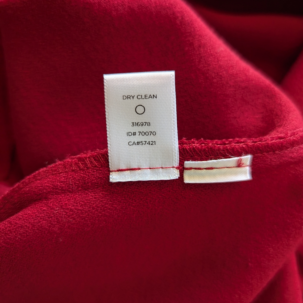 LOFT | Size 0P | Red Mini Dress - Picture 5 of 7